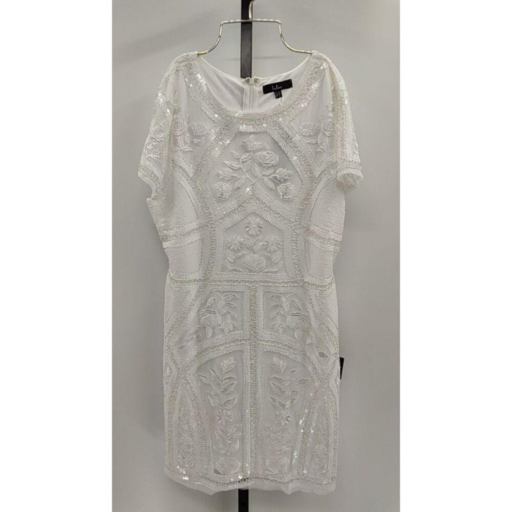 Lulu's Ivory Embroidered Mini Dress